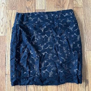 Cotton on, size S, black floral overlay on nude